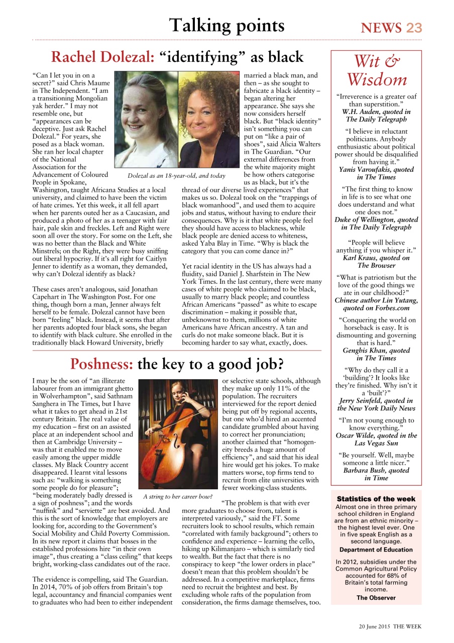 The Week Preview Pages