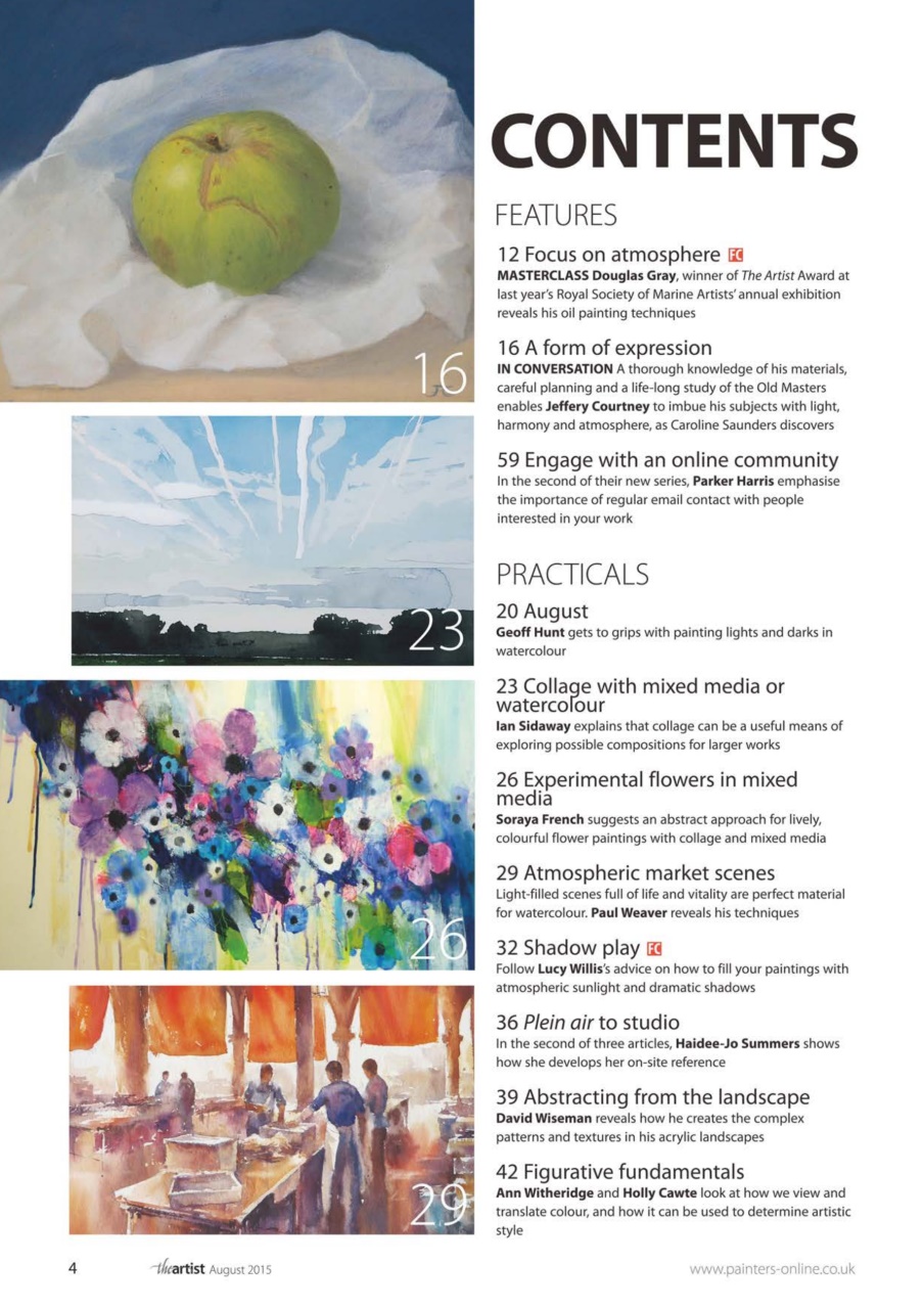 The Artist Preview Pages