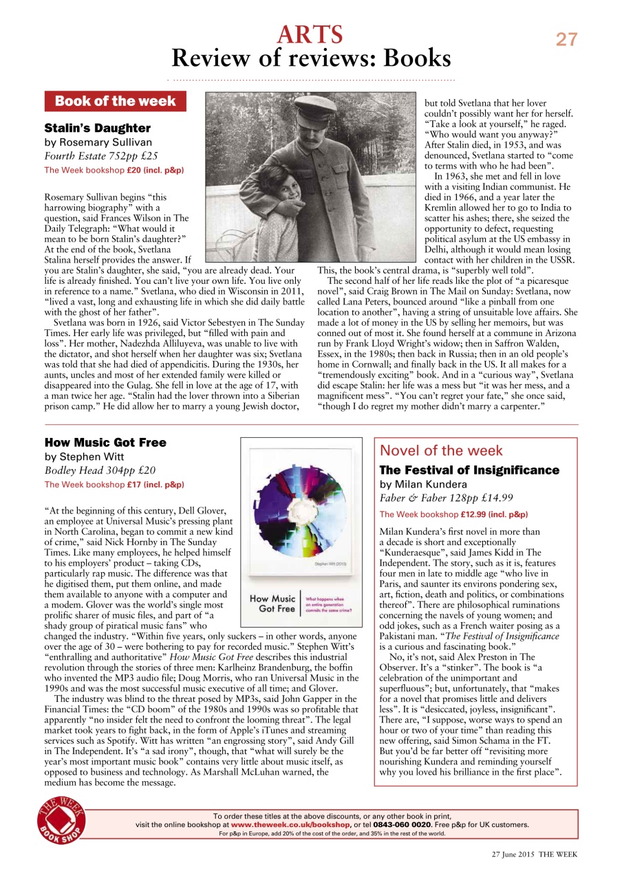 The Week Preview Pages