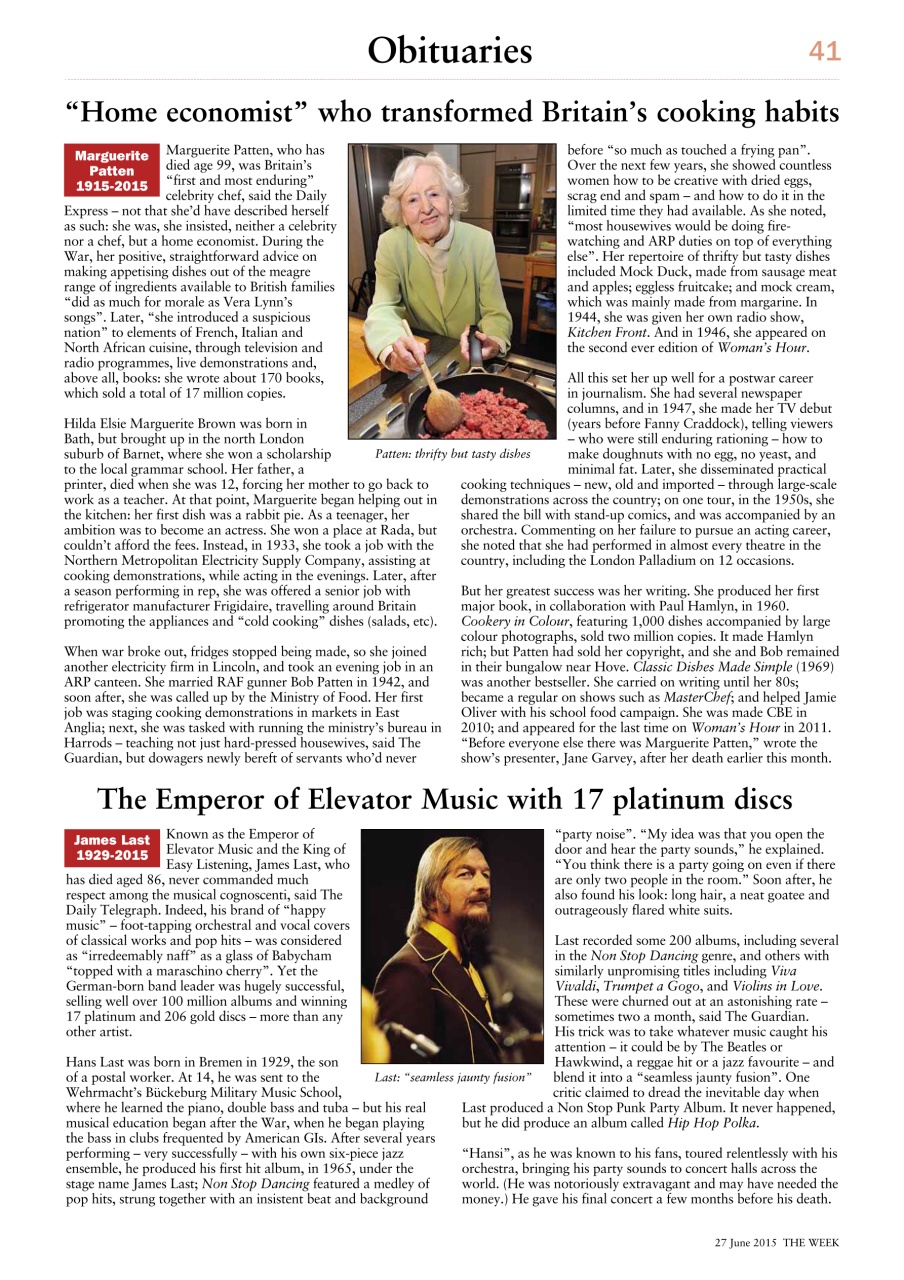 The Week Preview Pages