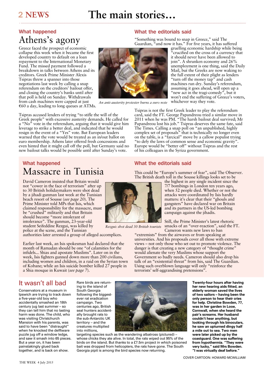 The Week Preview Pages