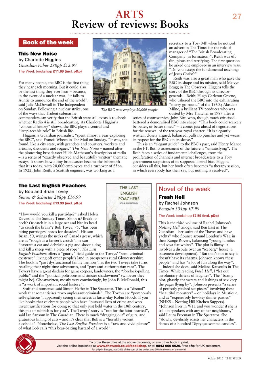 The Week Preview Pages