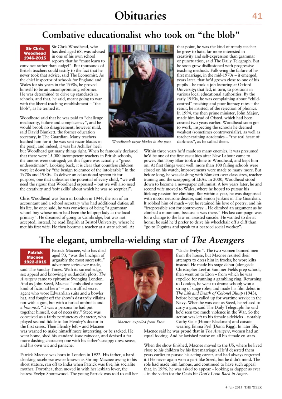 The Week Preview Pages