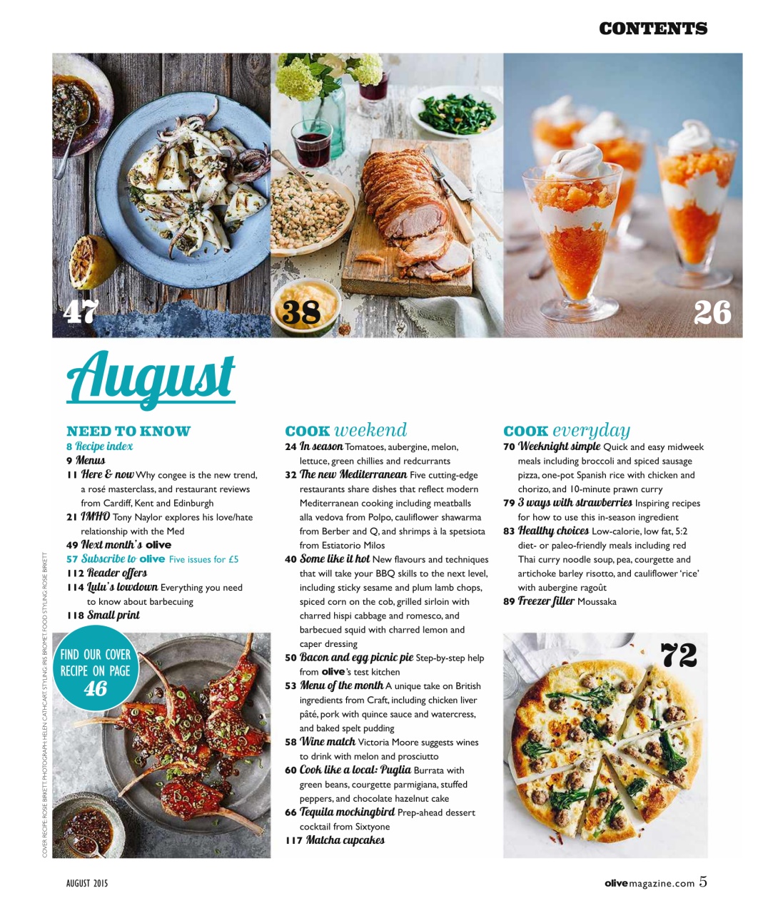 Olive Magazine Preview Pages