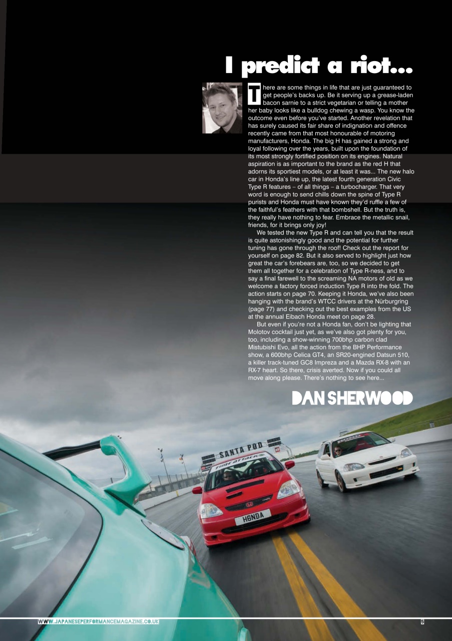 Japanese Performance Preview Pages