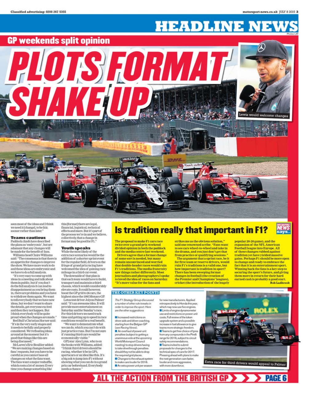 Motorsport News Preview Pages