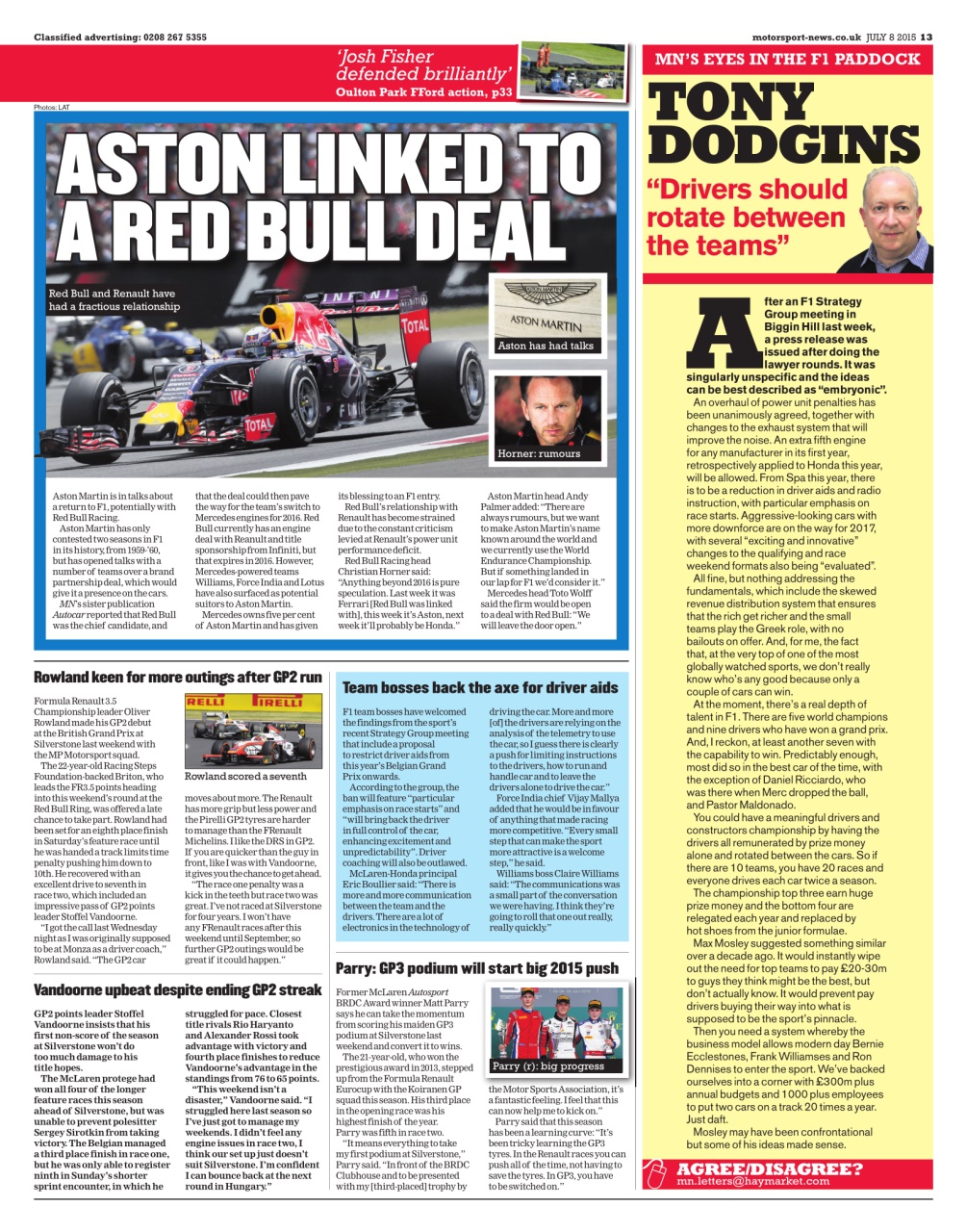 Motorsport News Preview Pages