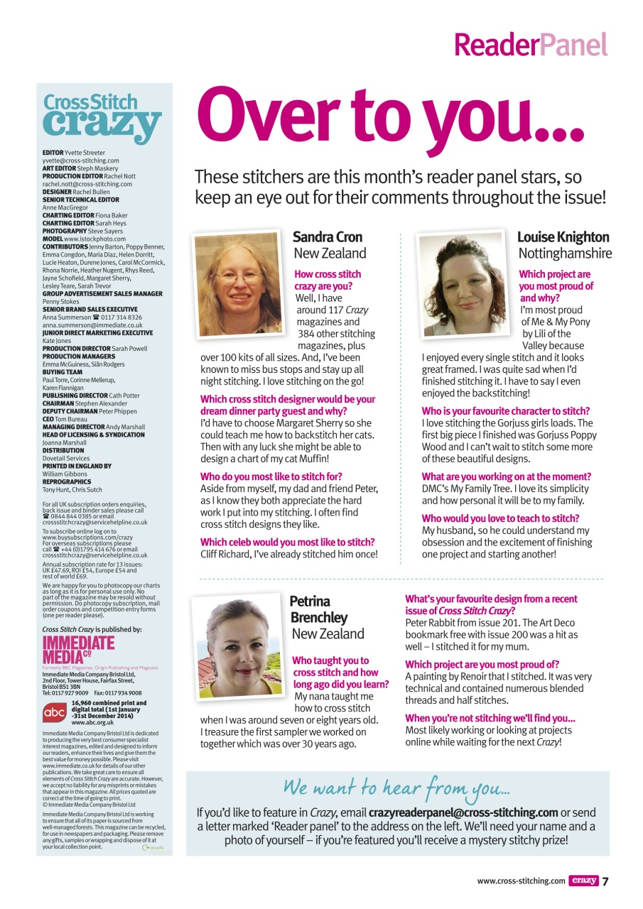 Cross Stitch Crazy Preview Pages