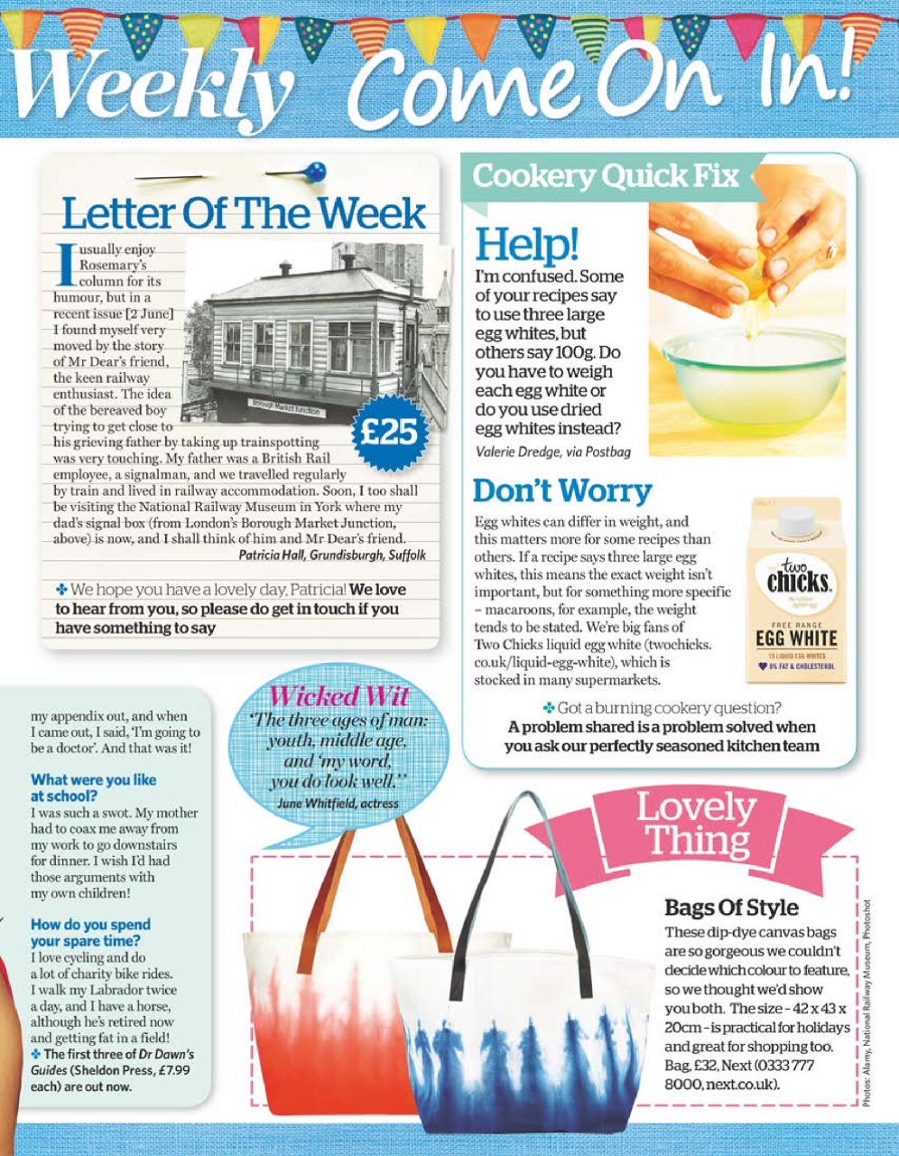 Woman's Weekly Preview Pages