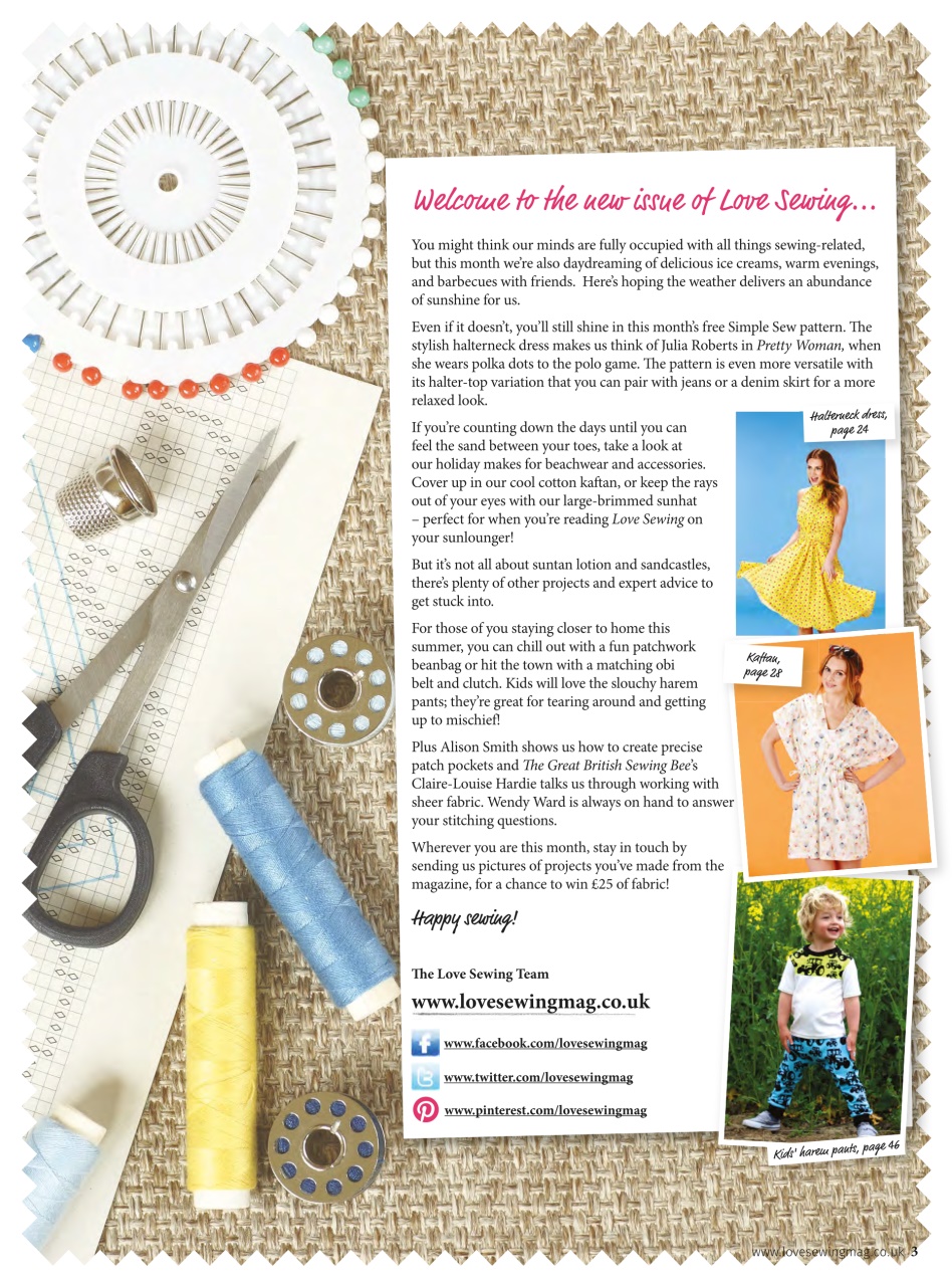 Love Sewing Preview Pages