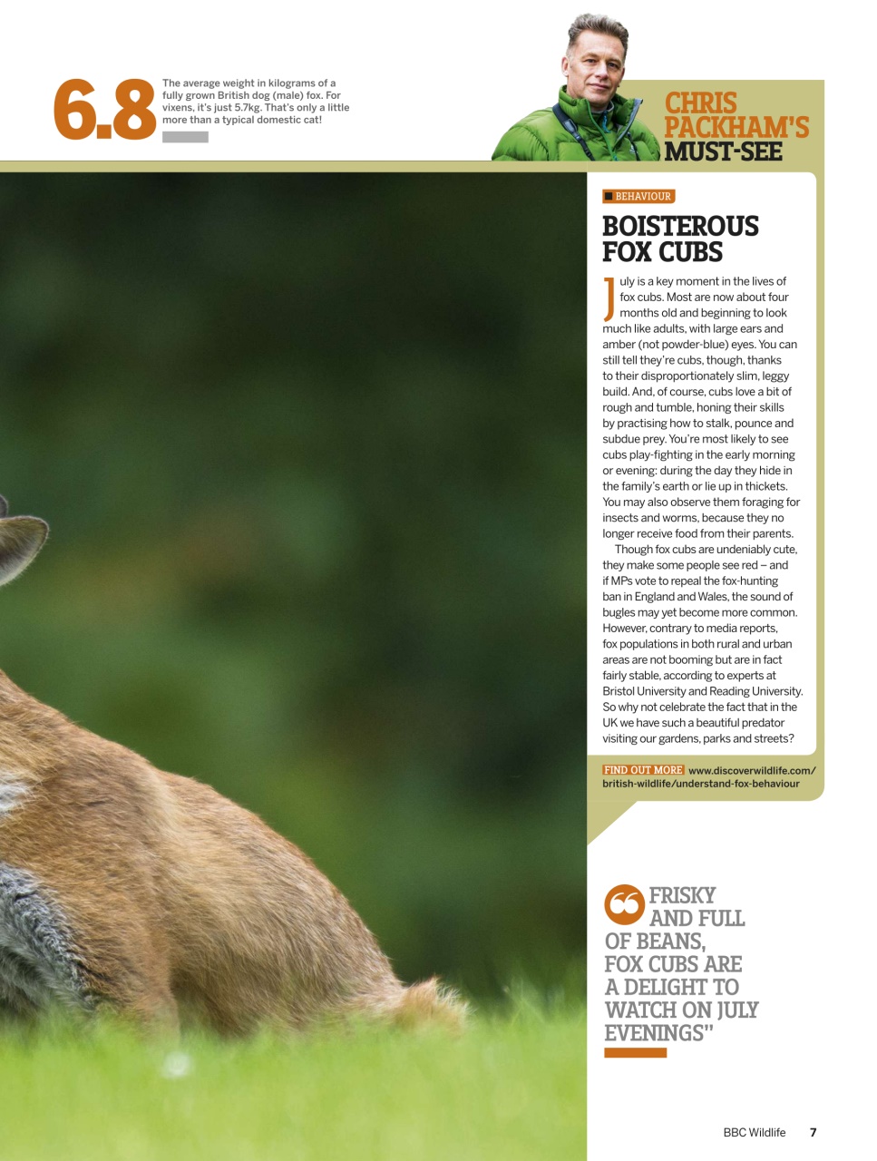 BBC Wildlife Magazine Preview Pages