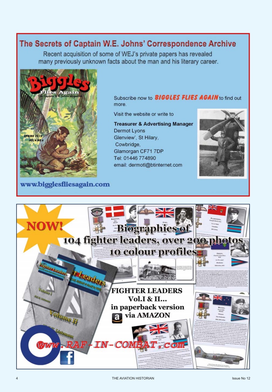 The Aviation Historian Magazine Preview Pages