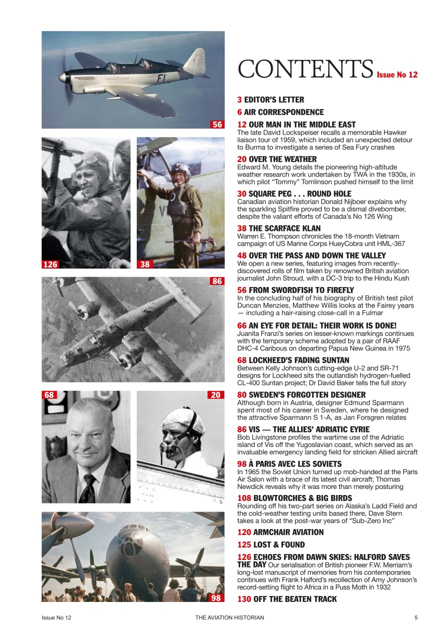 The Aviation Historian Magazine Preview Pages