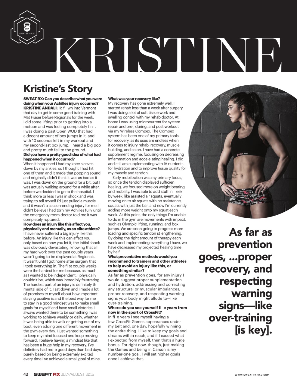 Sweat RX Preview Pages