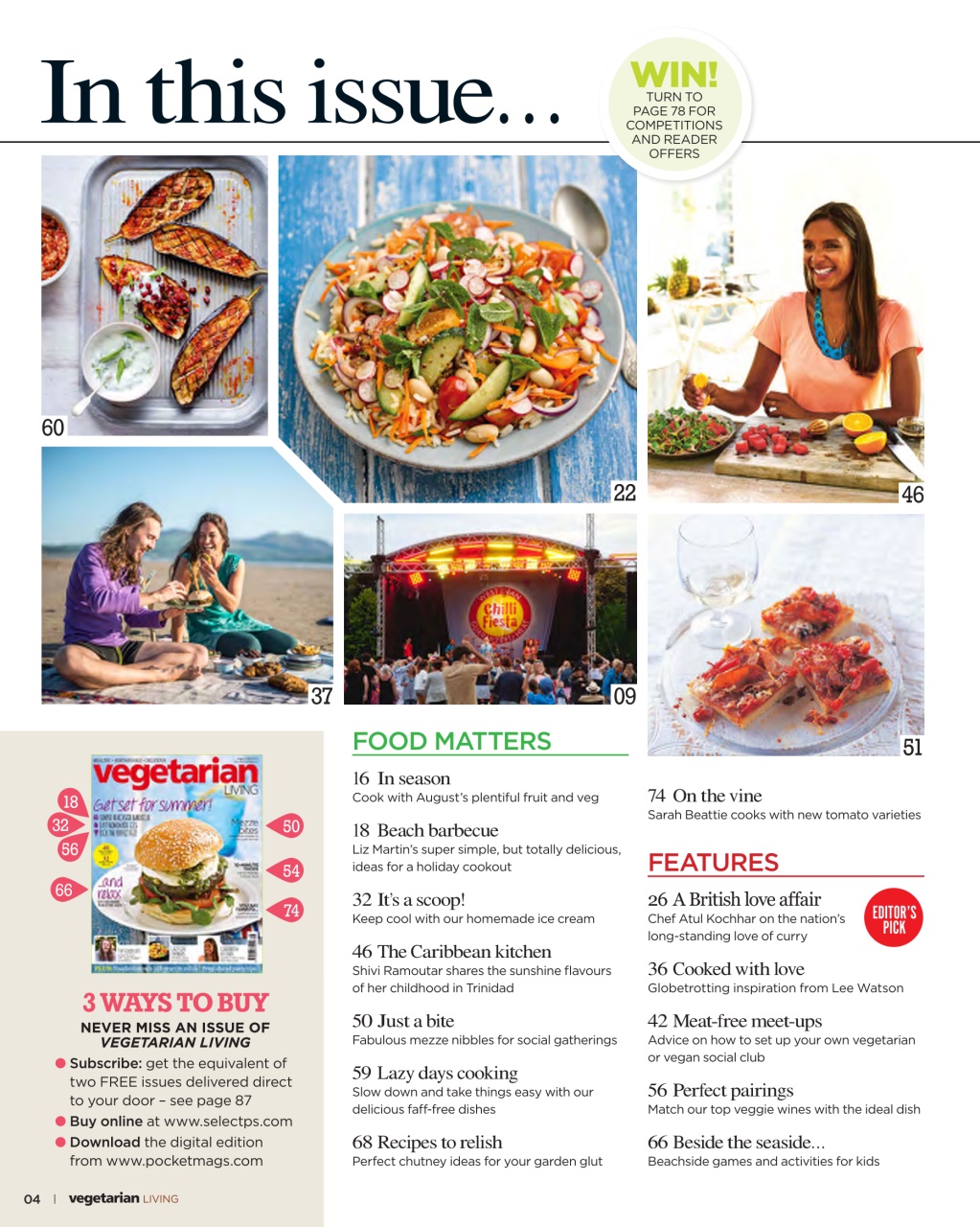 Vegetarian Living Preview Pages