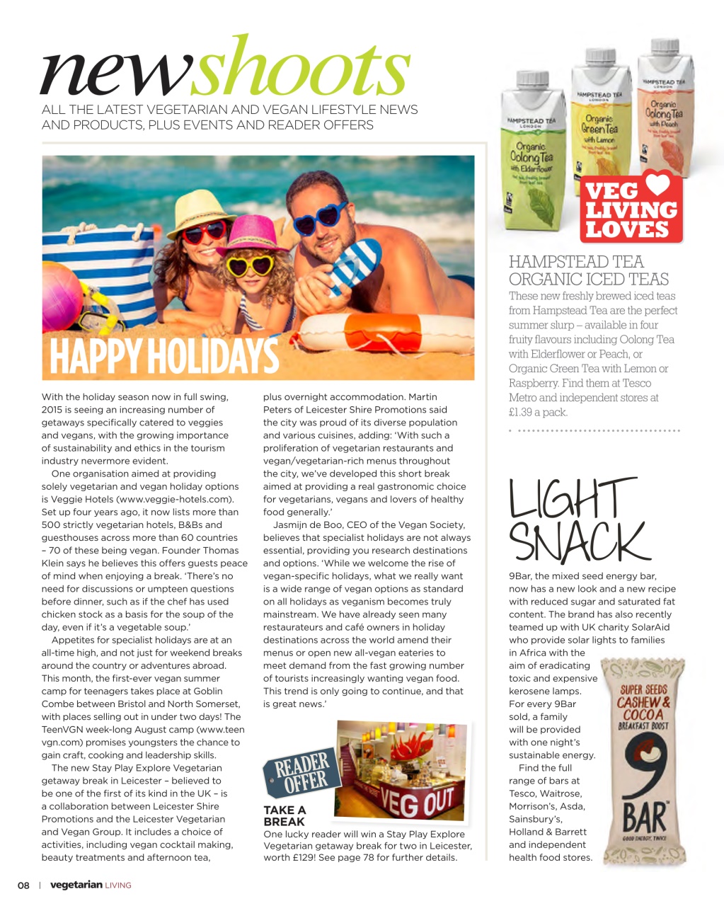 Vegetarian Living Preview Pages