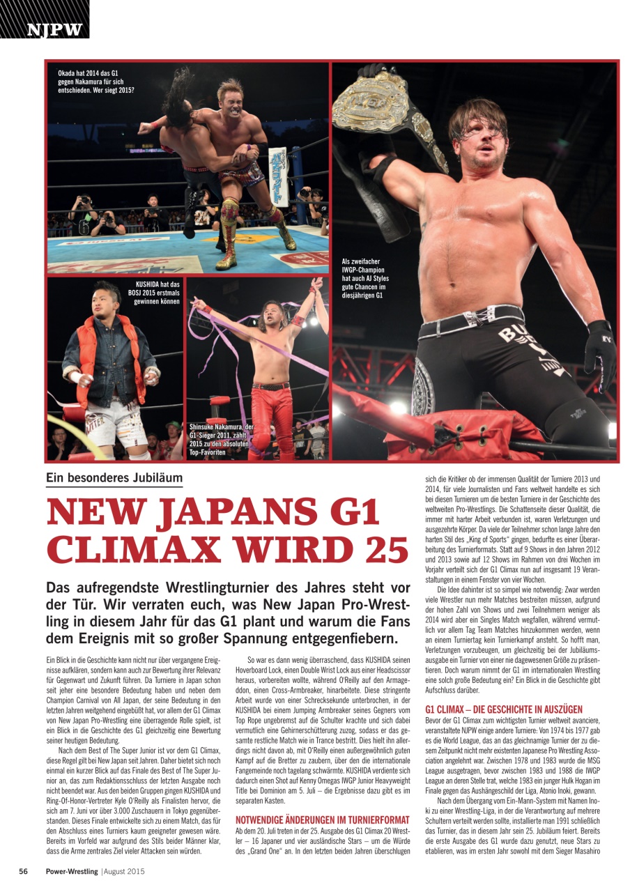 Power-Wrestling Preview Pages