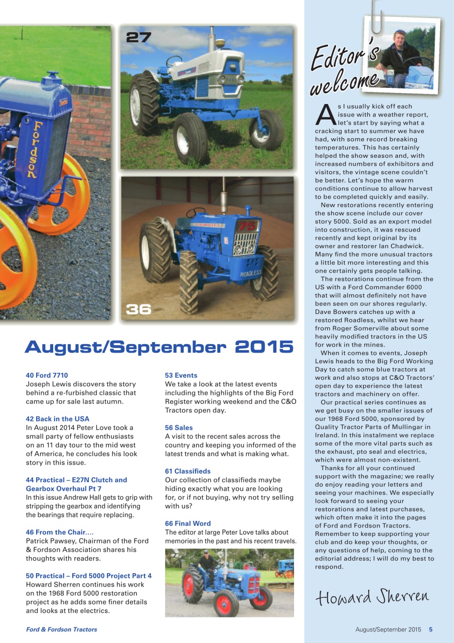 Ford & Fordson Preview Pages