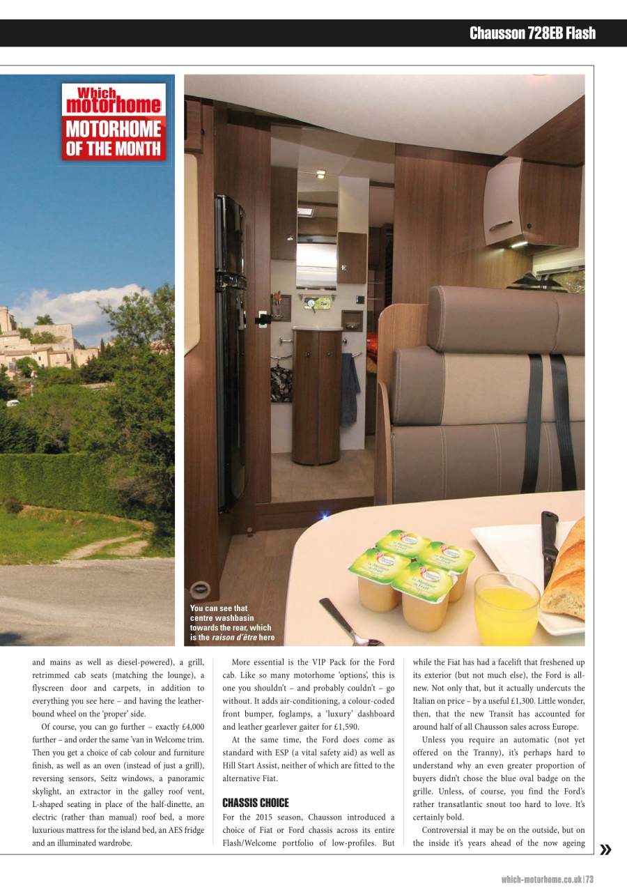 What Motorhome magazine Preview Pages