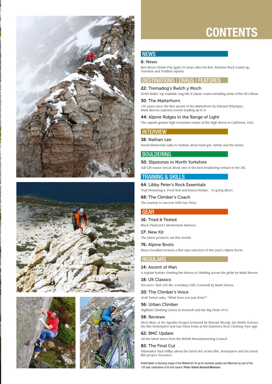 Climber Preview Pages