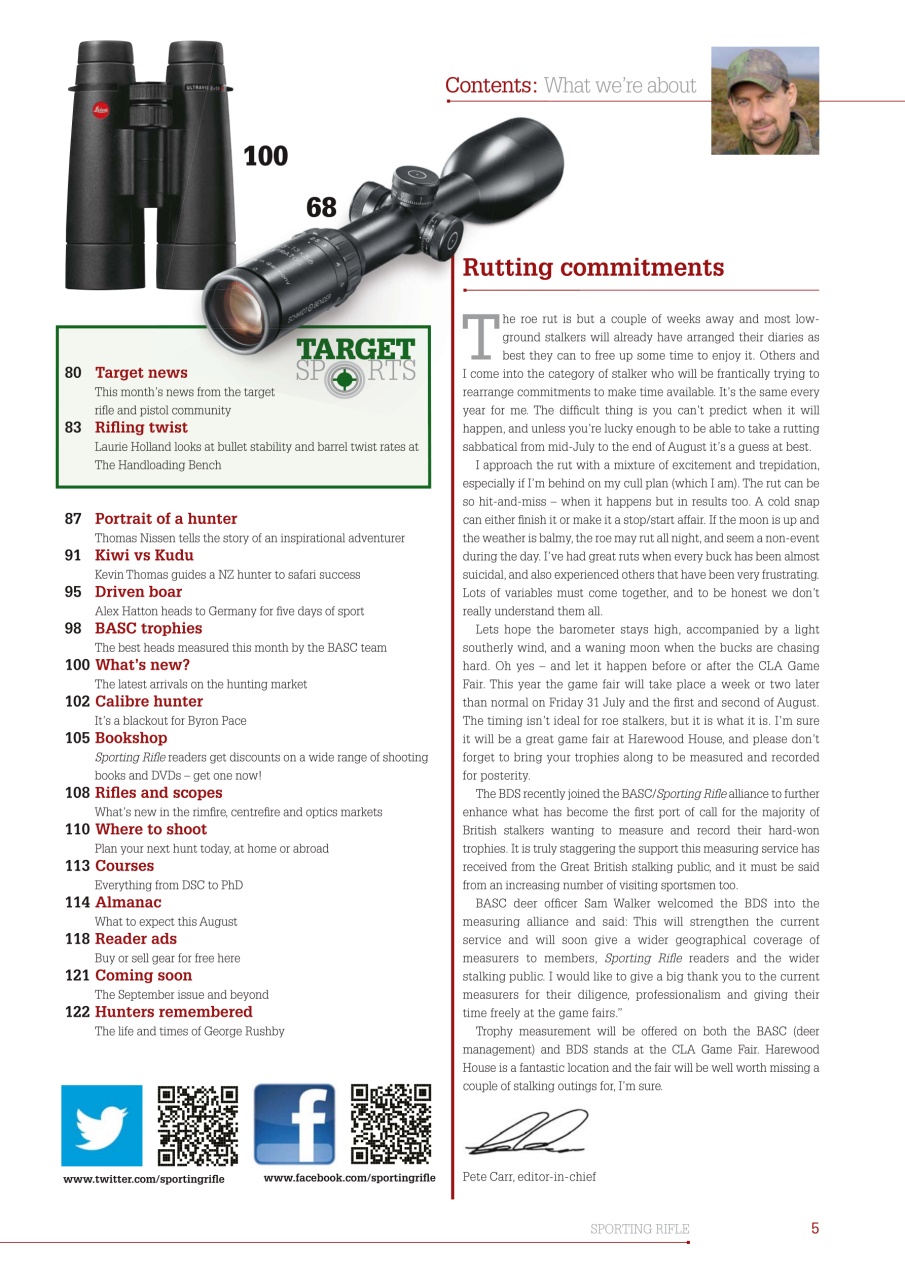 Sporting Rifle Preview Pages