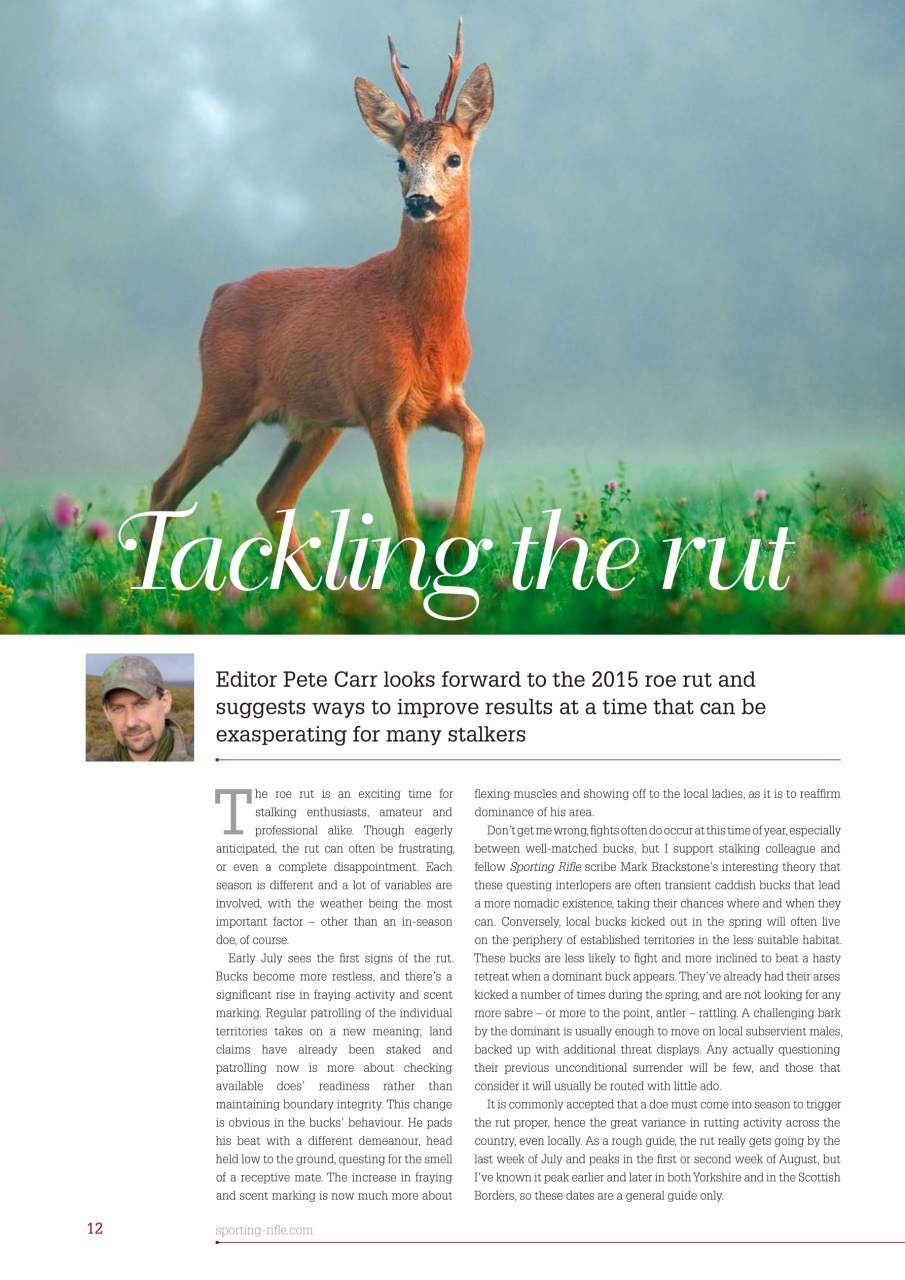 Sporting Rifle Preview Pages