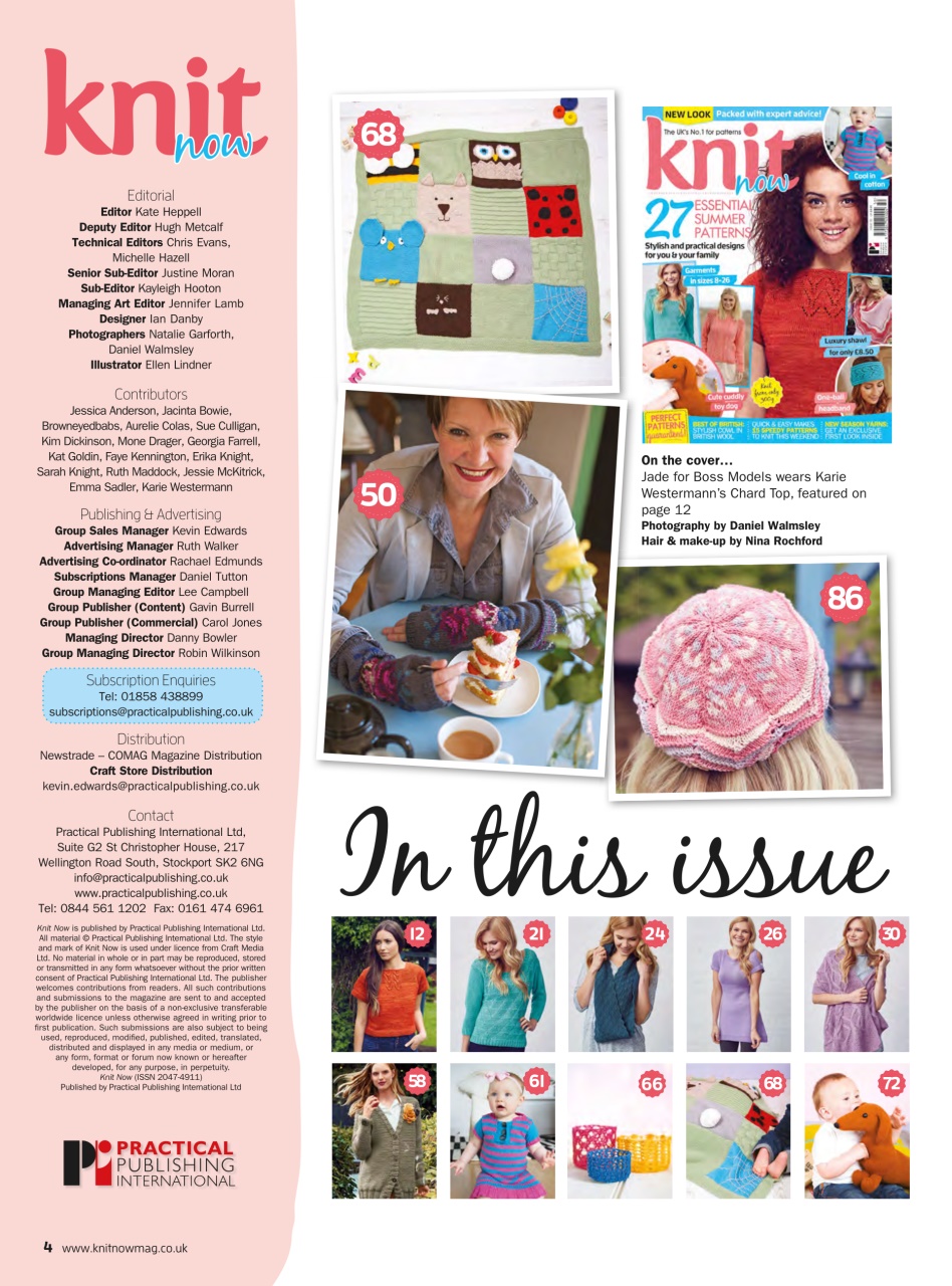 Knit Now Preview Pages