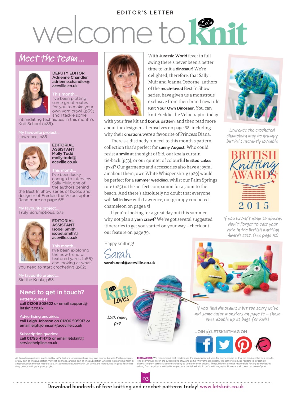 Let's Knit Preview Pages