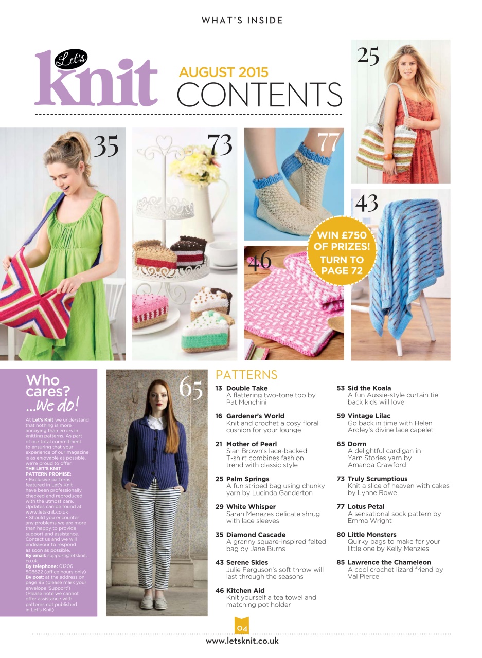 Let's Knit Preview Pages