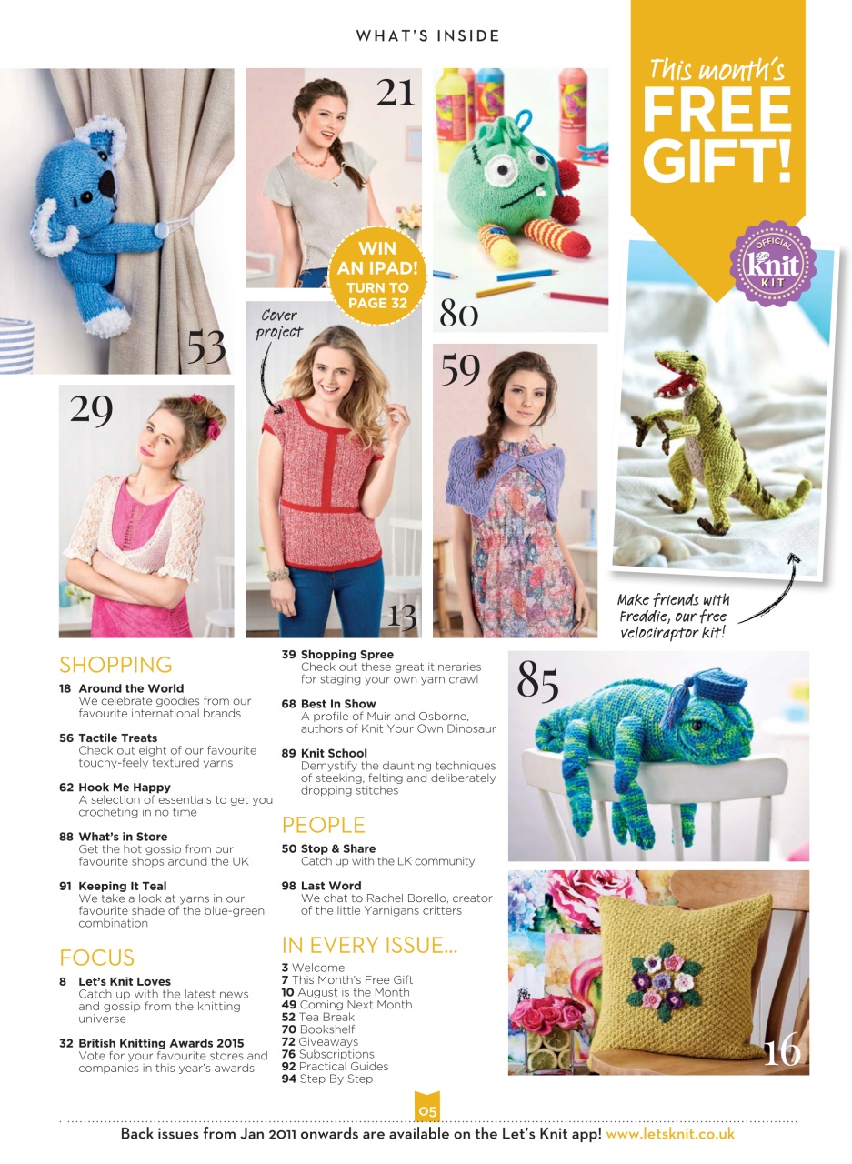 Let's Knit Preview Pages