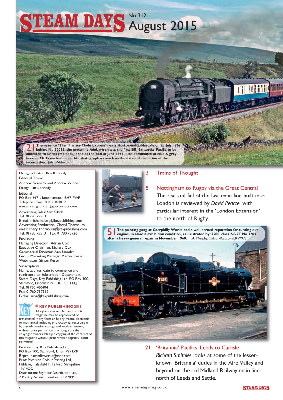 Steam Days Preview Pages