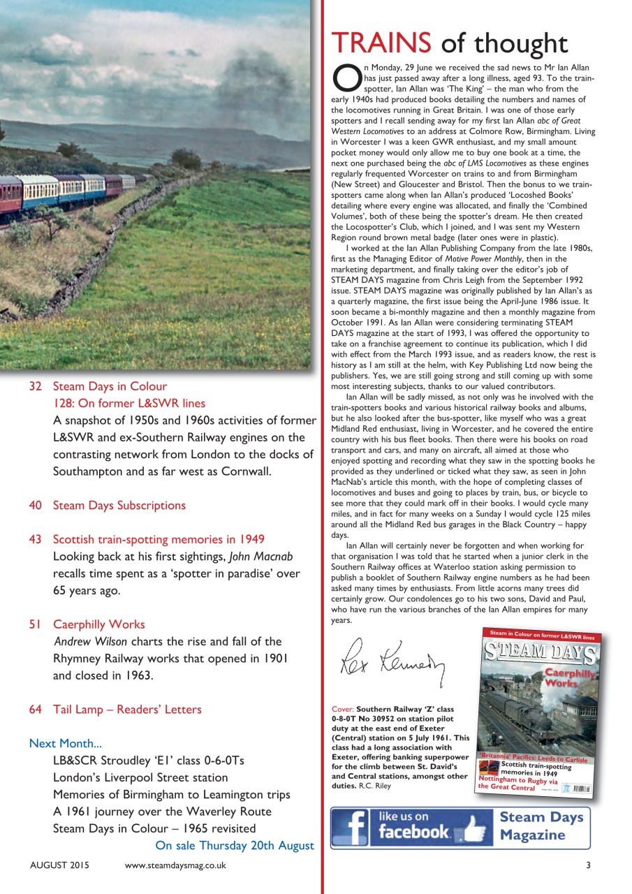 Steam Days Preview Pages