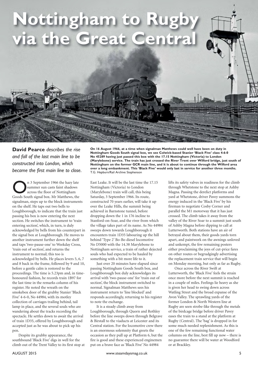 Steam Days Preview Pages