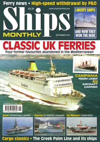 Ships Monthly issue No. 609 Classic UK Ferries - September 2015