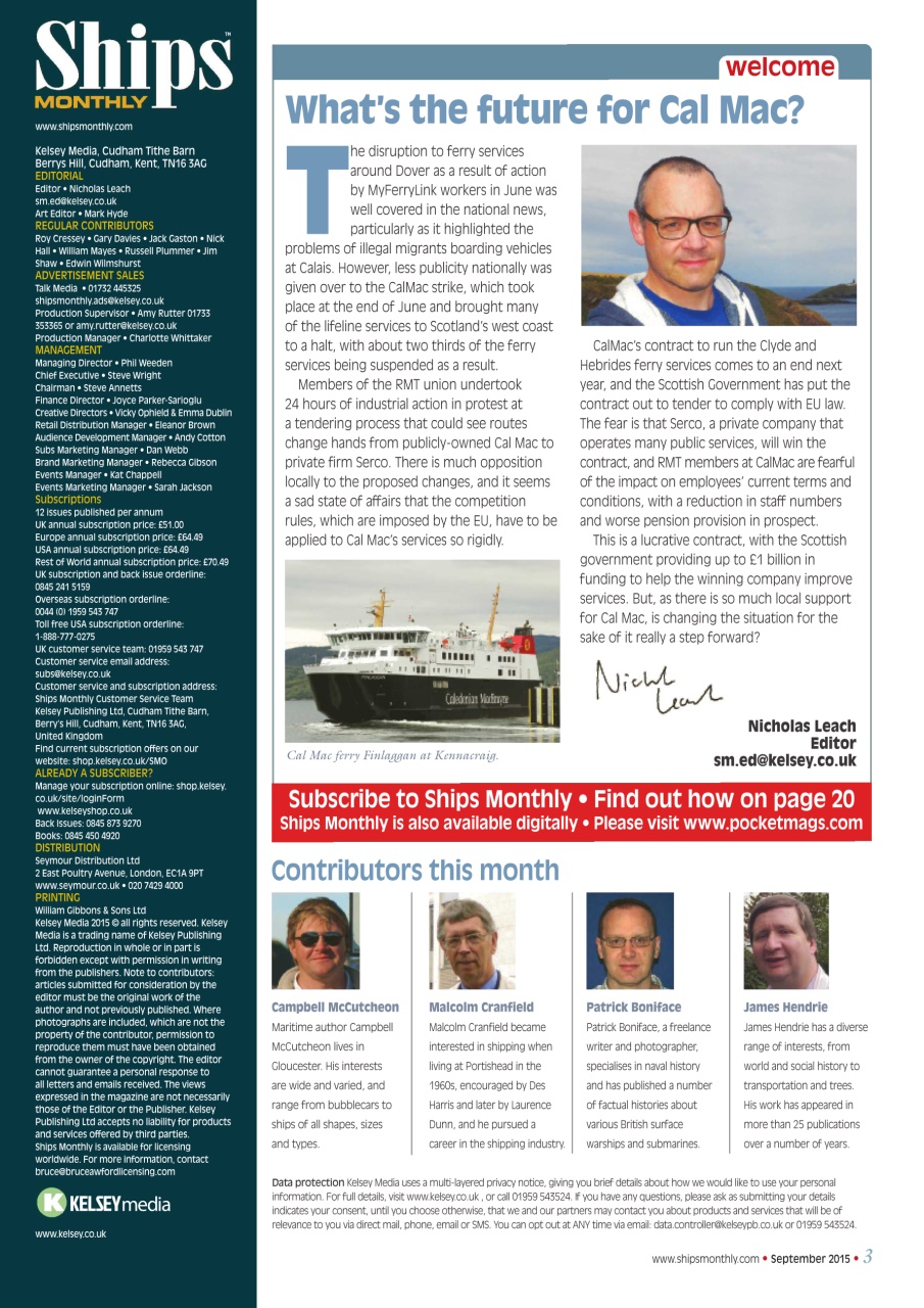 Ships Monthly Preview Pages