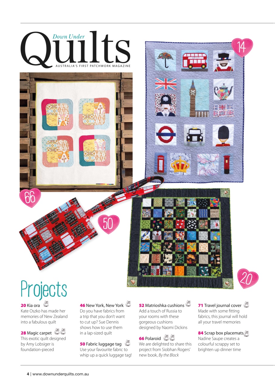 Down Under Quilts Preview Pages