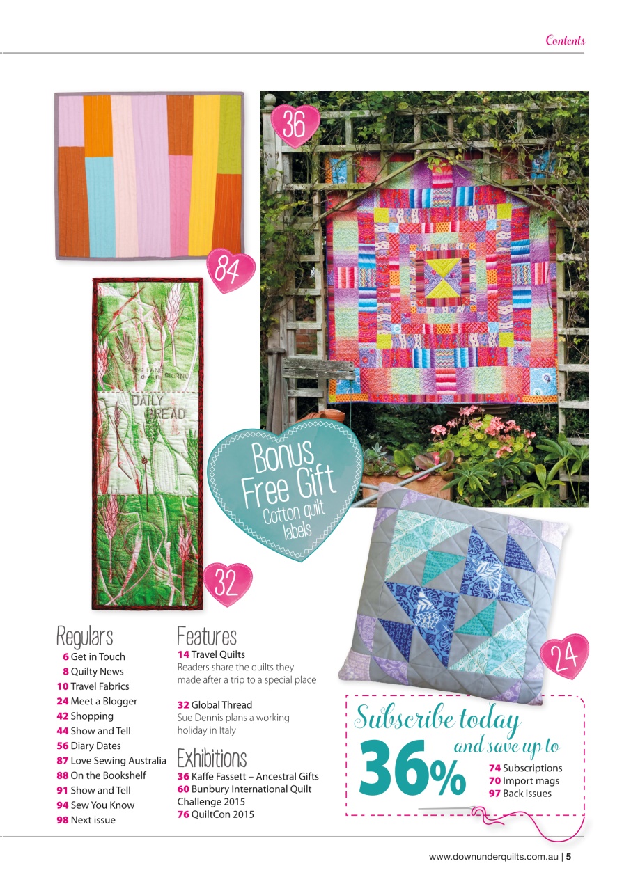 Down Under Quilts Preview Pages