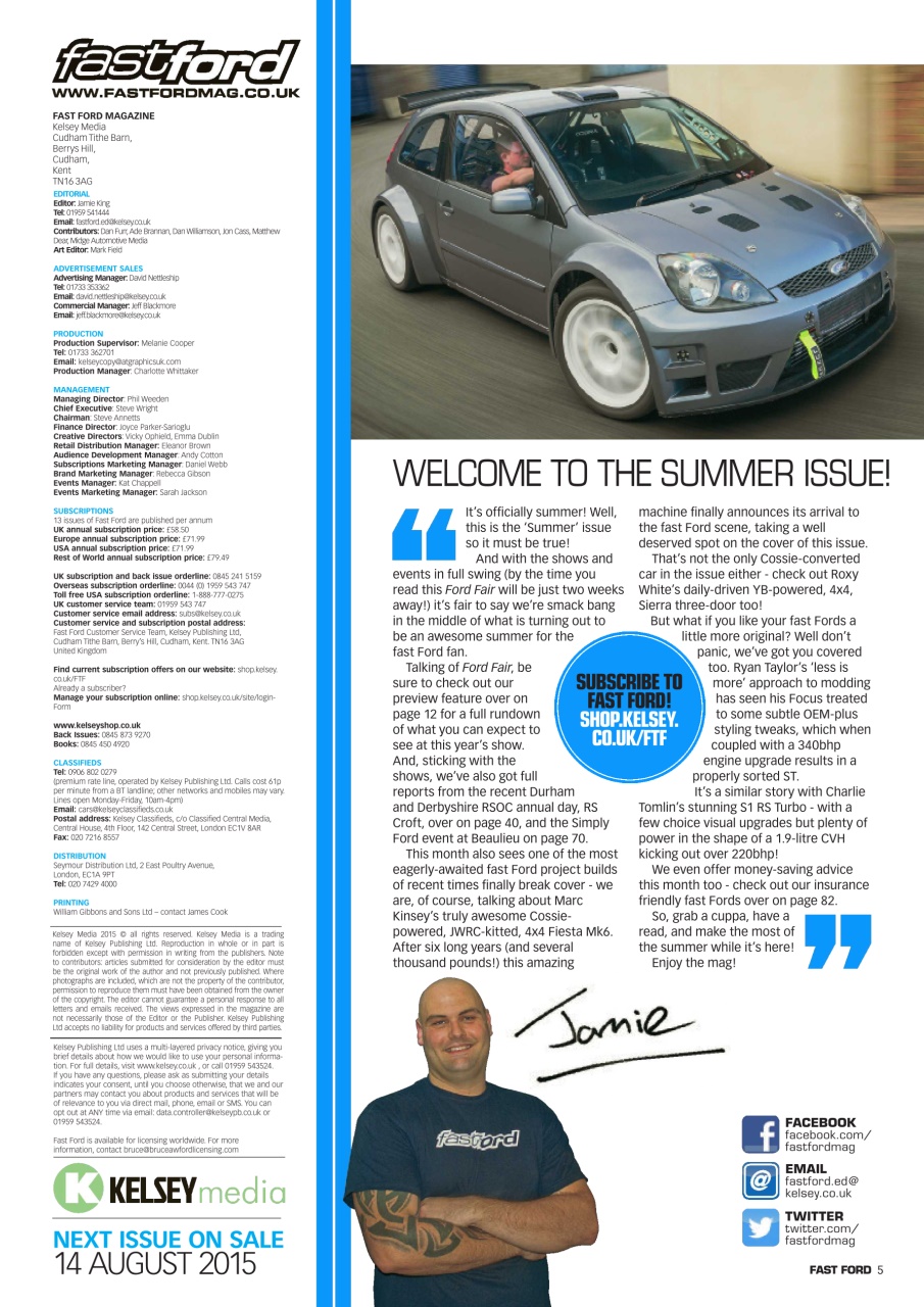 Fast Ford Preview Pages