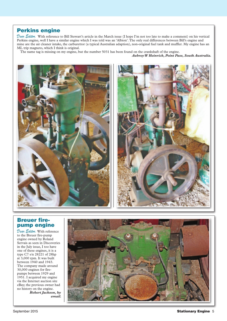 Stationary Engine Preview Pages