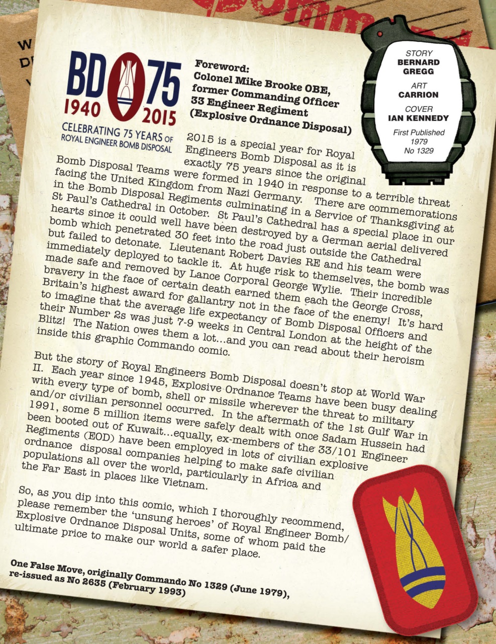 Commando Preview Pages