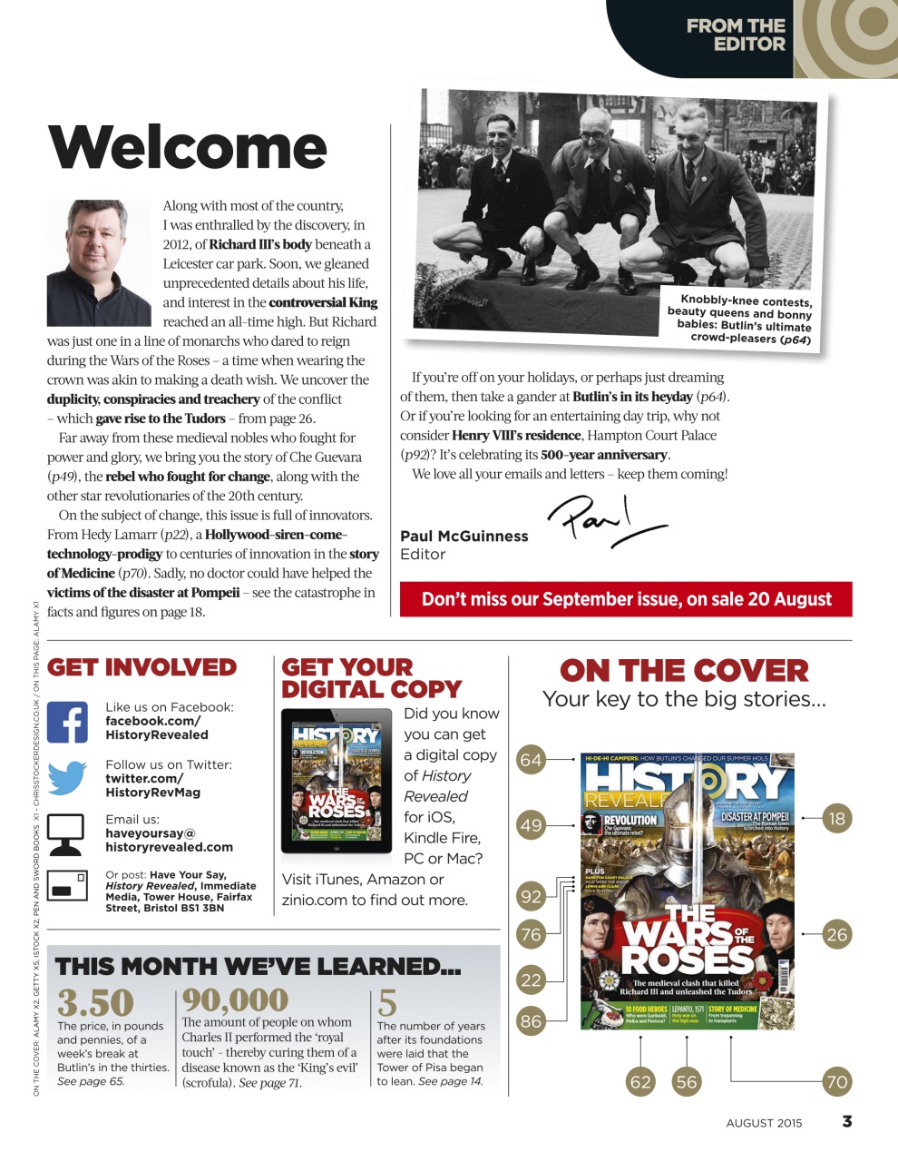 BBC History Revealed Magazine Preview Pages