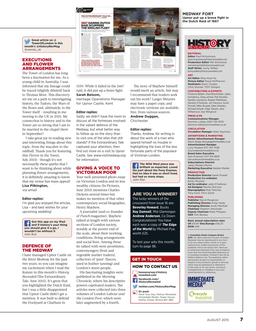 BBC History Revealed Magazine Preview Pages