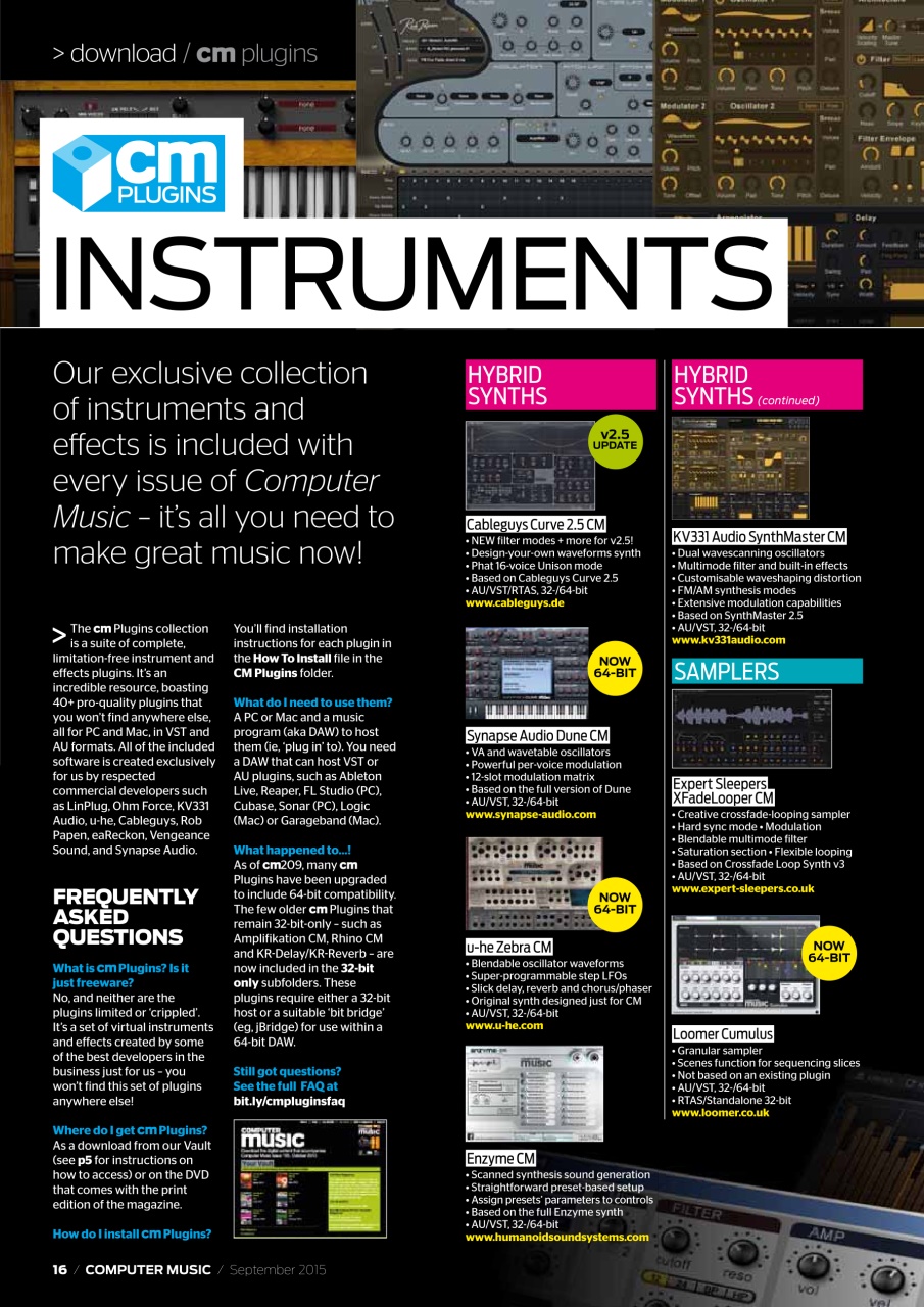 Computer Music Preview Pages