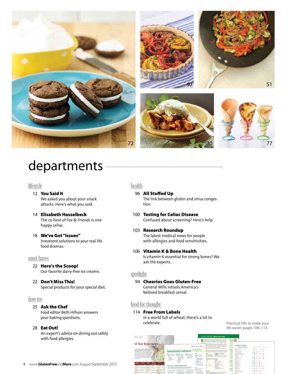 Gluten Free & More Preview Pages