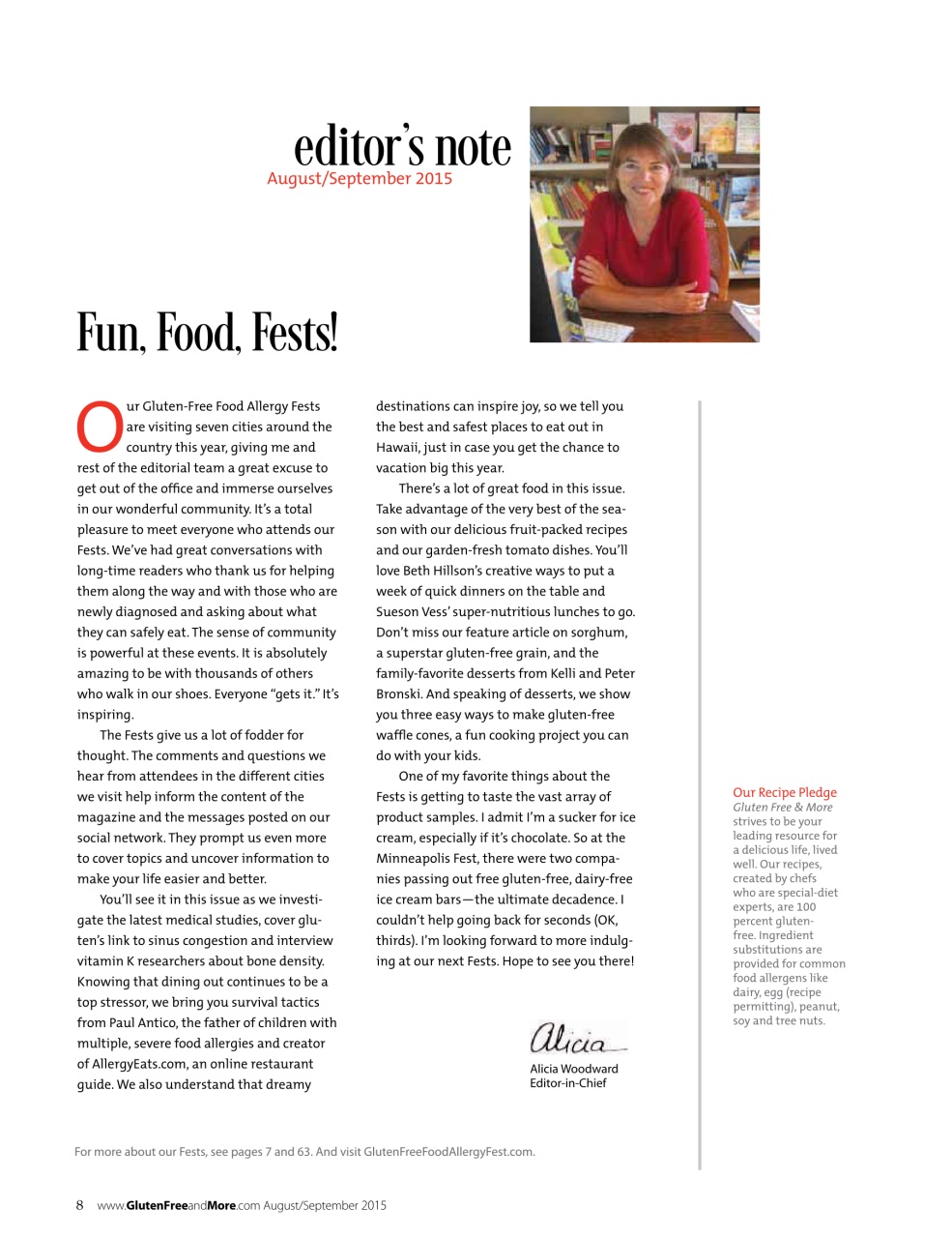 Gluten Free & More Preview Pages