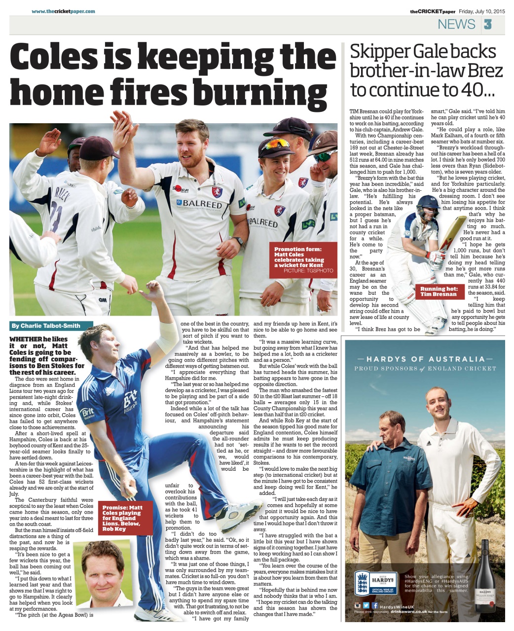 The Cricket Paper Preview Pages