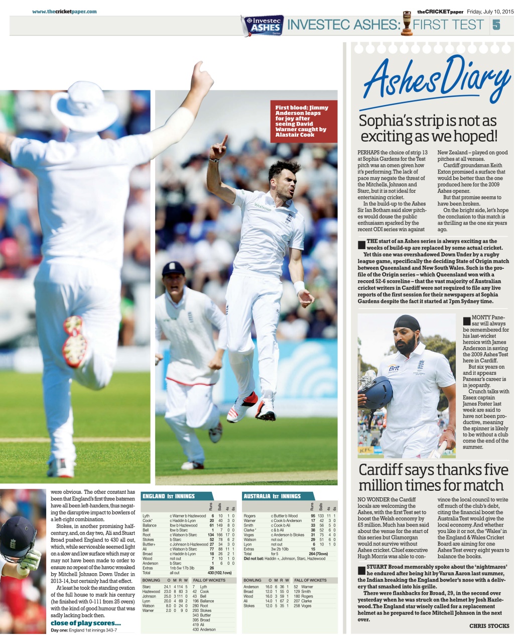 The Cricket Paper Preview Pages