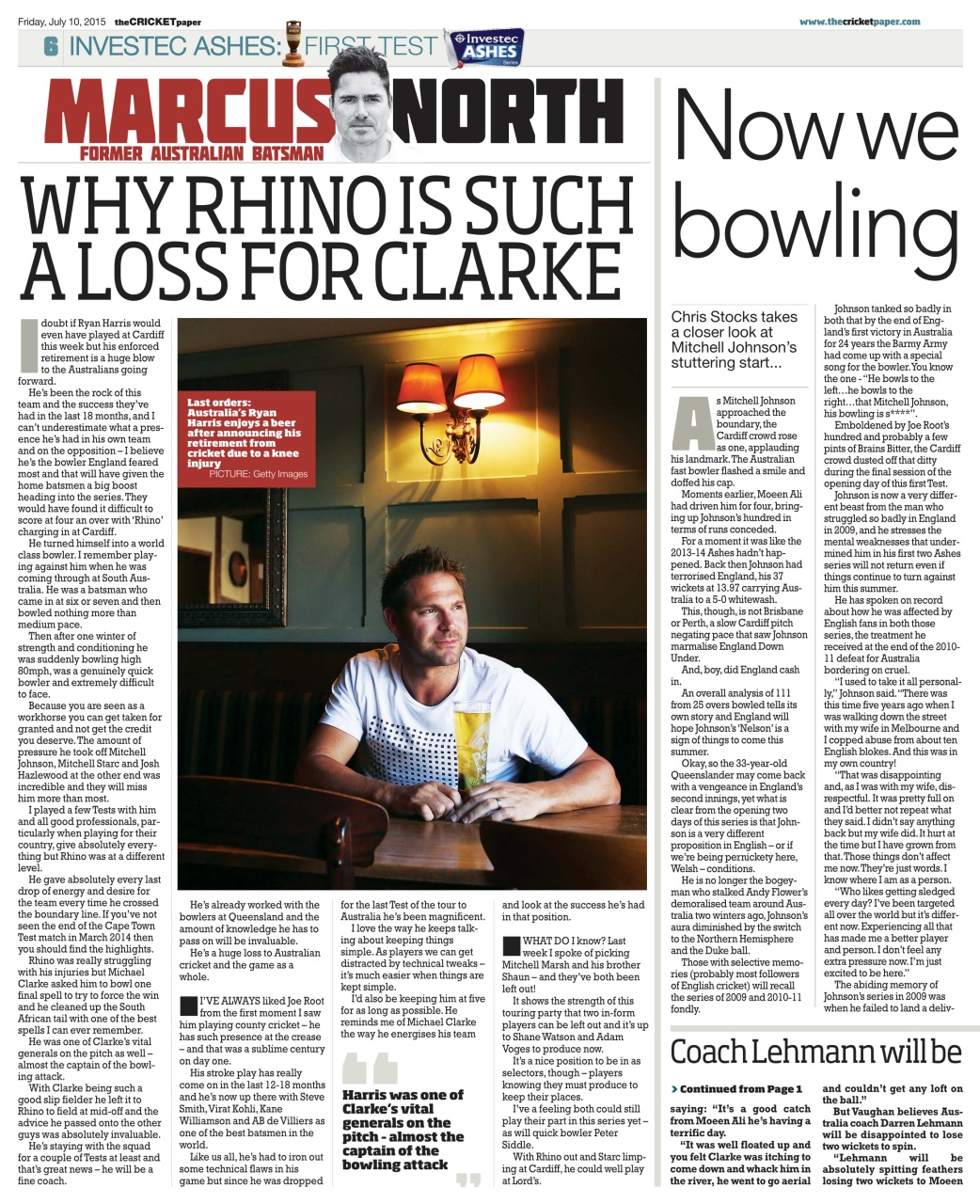 The Cricket Paper Preview Pages