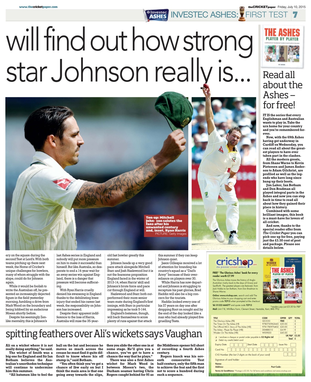 The Cricket Paper Preview Pages