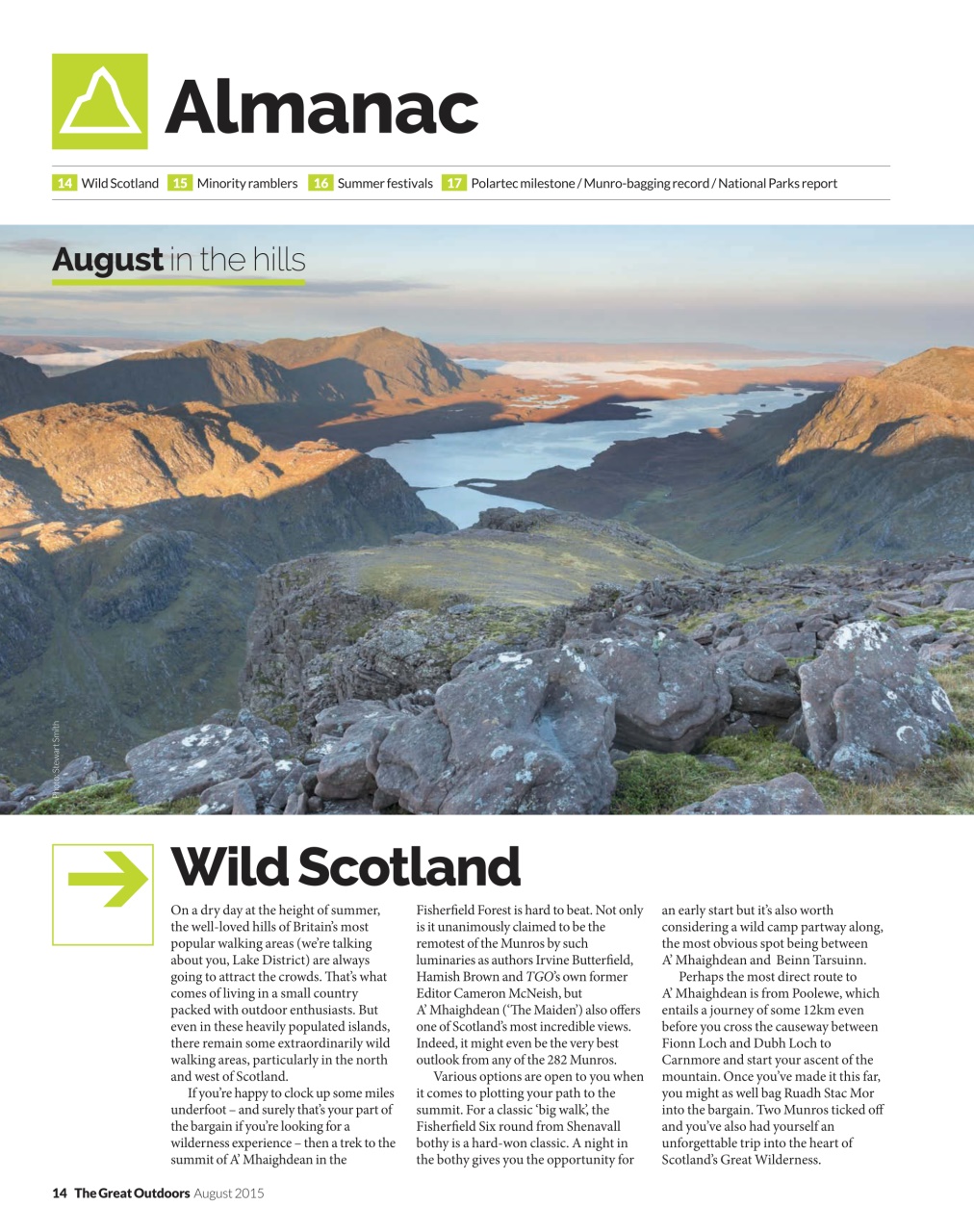 TGO - The Great Outdoors Magazine Preview Pages